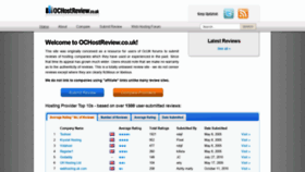 What Ochostreview.co.uk website looked like in 2020 (3 years ago)