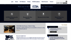 What Ocba.org website looked like in 2020 (3 years ago)