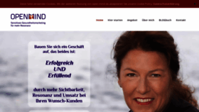 What Open-mind.de website looked like in 2020 (3 years ago)