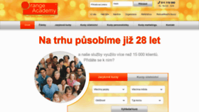 What Orangeacademy.cz website looked like in 2020 (3 years ago)