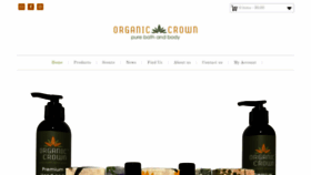 What Organiccrown.com website looked like in 2020 (3 years ago)