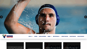 What Ontariowaterpolo.ca website looked like in 2020 (3 years ago)