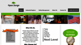 What Openrangesoftware.com website looked like in 2020 (3 years ago)