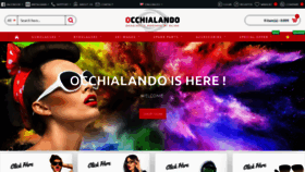 What Occhialando.eu website looked like in 2020 (4 years ago)