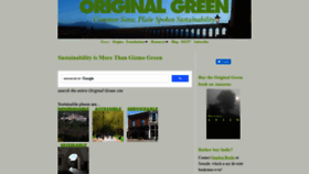 What Originalgreen.org website looked like in 2020 (3 years ago)