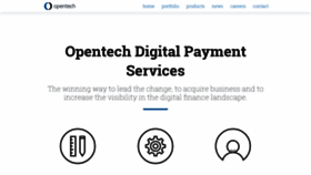 What Opentech.com website looked like in 2020 (4 years ago)