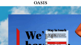 What Oasis-stores.com website looked like in 2020 (3 years ago)