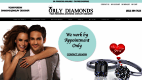 What Orlydiamonds.com website looked like in 2020 (3 years ago)