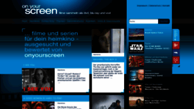 What Onyourscreen.de website looked like in 2020 (3 years ago)