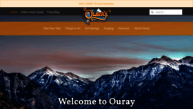 What Ouraycolorado.com website looked like in 2020 (3 years ago)