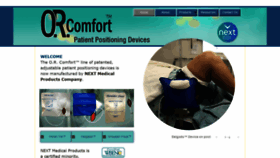 What Orcomfort.com website looked like in 2020 (3 years ago)