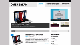 What Omererkan.com website looked like in 2020 (3 years ago)
