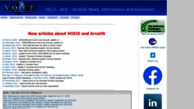 What Os2voice.org website looked like in 2020 (3 years ago)