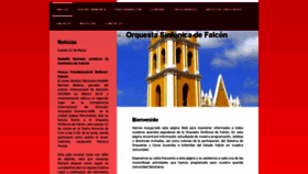 What Orquestasinfonicadefalcon.org website looked like in 2020 (6 years ago)