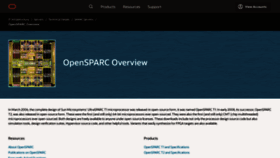 What Opensparc.net website looked like in 2020 (3 years ago)