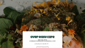 What Overeasyasheville.com website looked like in 2020 (4 years ago)