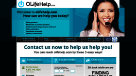 What Olifehelp.com website looked like in 2020 (3 years ago)