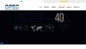 What Opec.co.uk website looked like in 2020 (3 years ago)