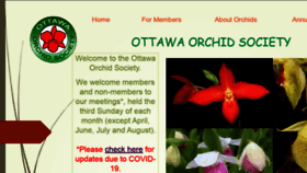 What Ottawaorchidsociety.com website looked like in 2020 (3 years ago)
