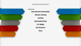 What Onedirectionstore.com website looked like in 2020 (3 years ago)
