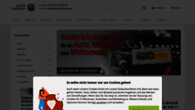 What Online-batterien.de website looked like in 2020 (3 years ago)