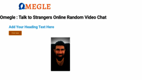 What Omegle.best website looked like in 2020 (3 years ago)
