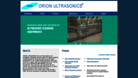 What Orionultra.com website looked like in 2020 (3 years ago)