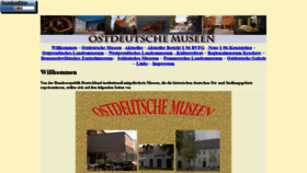 What Ostdeutsche-museen.de website looked like in 2020 (3 years ago)