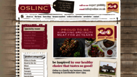 What Oslinc.co.uk website looked like in 2020 (3 years ago)