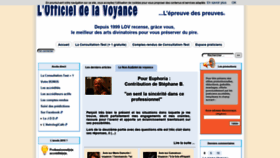 What Officieldelavoyance.org website looked like in 2020 (3 years ago)