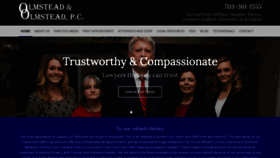 What Olmsteadlawyers.com website looked like in 2020 (3 years ago)