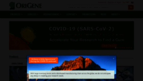 What Origene.com website looked like in 2020 (3 years ago)