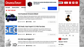 What Onuncutorun.com website looked like in 2020 (3 years ago)