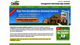 What Oakleysigninstallation.com website looked like in 2020 (3 years ago)