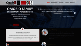 What Omobio.net website looked like in 2020 (3 years ago)