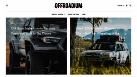 What Offroadium.com website looked like in 2020 (3 years ago)