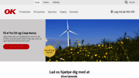 What Ok.dk website looked like in 2020 (3 years ago)
