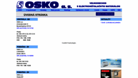 What Osko.sk website looked like in 2020 (3 years ago)