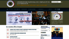 What Onef.gov.bf website looked like in 2020 (3 years ago)