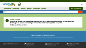 What Odessa-handel.de website looked like in 2020 (3 years ago)