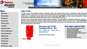 What Oleje-total.cz website looked like in 2020 (3 years ago)