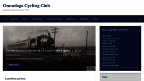What Onondagacyclingclub.org website looked like in 2020 (3 years ago)