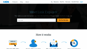 What Opensiteexplorer.org website looked like in 2020 (3 years ago)