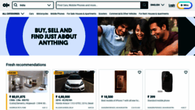 What Olx.in website looked like in 2020 (3 years ago)