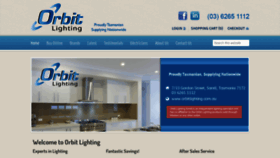 What Orbitlighting.com.au website looked like in 2020 (3 years ago)