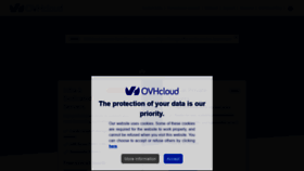 What Ovh.com website looked like in 2020 (3 years ago)