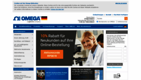 What Omega.de website looked like in 2020 (3 years ago)