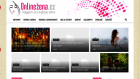 What Onlinezena.cz website looked like in 2020 (3 years ago)