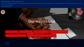 What Ourmayors.org website looked like in 2020 (3 years ago)