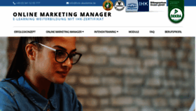 What Online-marketing-manager.net website looked like in 2020 (3 years ago)